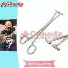 Septum Clamp Forceps 6" Eyebrow Ear Nose Lip Tongue Nipple Body Piercing Tools