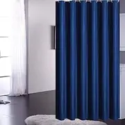 DEARARTBath Dark Blue Shower Curtain for Bathroom, 180cm*180cm Fabric Shower Curtains with Grommet and Hooks, 100% Waterproof Hotel Quality and Machine Washable, Mildew Resistant Easy Care Easy Clean