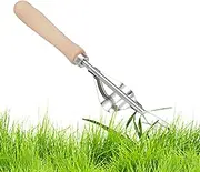 Garden Weeder, Hand Root Removal Tool, Stainless Steel Handheld Weeder Puller Remover Uprooting for Yard Gardening Farms Patio