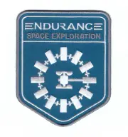 Endurance Interstellar Scifi Movie Crew Patch for VELCRO® BRAND Hook Fasteners