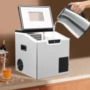 ZBS-20 Ice Cube Maker Tabletop Ice Maker For Home 150-180W 110V With 3Pcs Hoses
