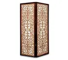 ANTIQUE INDIEN FURNITURE HANDCRAFT WOODEN PARTITION SCREEN ROOM DIVIDER 2 PANELS