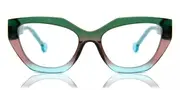 LA Eyeworks Gibson 210 Women’s Glasses Green Size 52 - Private Health Rebate - Blue Light Block Available