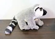 Wild Republic 8" Ring Tail Lemur Plush Stuffed Animal Toy With Tags Pristine