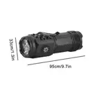 Super Bright Flashlights Three Eyes Clip Lights Mini Camping T Torch Small A7Y4