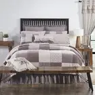 Farmhouse Twin Quilt Creme Florette Cotton Patchwork Bedroom Decor VHC Brands