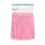 Fringe Trim - Pink