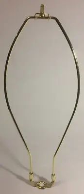 New 12" Brass Lamp HARP Shade Holder w/Base for Lamp Repair, Regular weight
