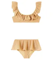 [Oseree Kids] Oséree Kids OseMini Lumière ruffled bikini Y 10/12 gold
