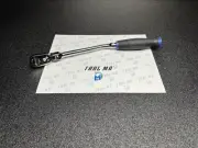 Snap-on Tools NEW POWER BLUE 3/8" Drive Soft Grip Bent Flex Head Ratchet FHBF80A