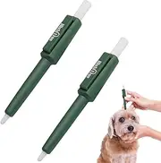 2 Pieces Tick Remover Tools for Dogs, Professional Pet Tick Remover Pen, Reusable Waterproof Ticks Catching Pen, Multipurpose Pet Flea Control for Dogs, Cats, Rabbits, People