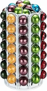 [FlagShip] Vertuo Pod Holder Coffee Pod Stand for Nespresso Pod Storage with Elegant White (100+ Pods Capacity)