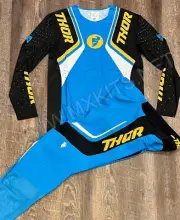 THOR MX PRIME JAZZ BLUE 2024 MOTOCROSS GEAR SET JERSEY PANTS COMBO OFFROAD