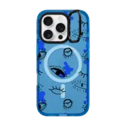 iPhone 16 Pro Impact Ring Stand Case MagSafe Compatible Eye Camo