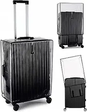 [JIRONN] PVC Travel Suitcase Cover Protectors, Suitcase Cover Protector, Washable Suitcase Protector, Waterproof Travel Suitcase cover, Transparent Travel Luggage Cover, Luggage Protector Suitcase Cover (30IN)