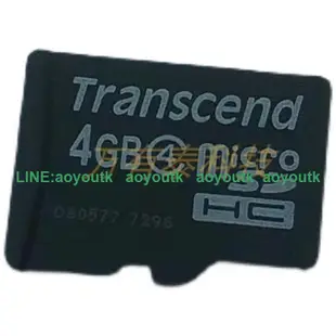 原裝Transcend/創見TF 4G 手機內存卡兒童相機MP3音箱MicroSD小卡【量大優惠】