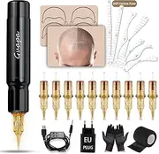 Tattoo Kit for Head, SMP Pen for Hairline Restoration, Hair Tattoos and Shading of the Headdress for Men and Women (Set 1)