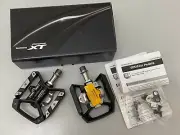 Shimano Deore XT PD-T8000 MTB Platform Pedals (w/ SM-SH56 Cleats)