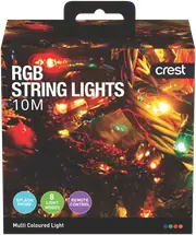Crest RGB Christmas String Lights (10M)