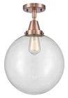 Innovations Lighting 447-1C-15-12 Beacon Semi-Flush Beacon 12"W - Copper