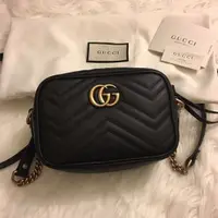 在飛比找蝦皮購物優惠-二手 GUCCI GG Marmont Matelassé 