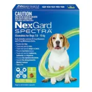 NexGard Spectra 6 Chewables for 7.6 - 15kg Dogs