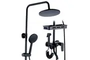 Four-speed shower shower set copper body European style bathroom shower thermostatic faucet bath shower set