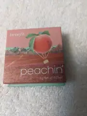 benefit peachin blush new in box full size 0.21oz, No Brush, No Seal