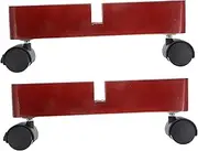 Alipis 2pcs Wooden Divider Base with Wheels Easy Installation Household Divider Stand Wear Resistant Partition Bracket for Quick Setup and Convenient Movement Home and Office