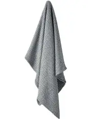 [Aura Home] Waffle Throw in Dusty Blue