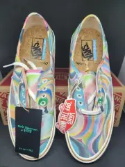 Vans Authentic SF Chris Johanson Colorful Swirl Men 9 Women 10.5 VN0A3MU642D1