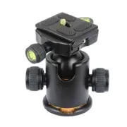 Micro Damping Ball for Head 360° Quick Release Plate for Metal Tripod Camera