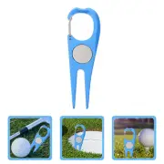 2pcs Metal Divot Repair Tool Ball Marker Divot Tool Metal Golf Divot Repair Tool