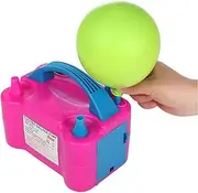 TOMVAES Electric Balloon Pump, 220V-240V 600W Dual Nozzle Rose Pink Balloon Inflator for Party Decorations