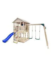[Lifespan Kids] Kingston Cubby House With Blue Slide 2.2m