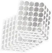 [HONMEET] 600pcs Glue Sticker for Eyelash Extension Nail Stickers Eyelash Glue Sticker Adhesive Glue Stickers Extension Glue Sticker Silver