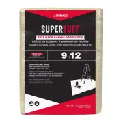 Trimaco FB1 Canvas Felt-Back Heavy Duty Washable Painter Drop Cloth 9 x 12 ft.