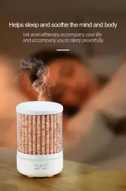 Pink Himalayan Salt Ultrasonic Aromatherapy Essential Oil Diffuser 150ml