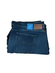 RM Williams Mens Ramco Jeans Blue Denim Regular Fit Tapered Size 52X34 NWT