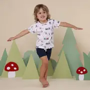 Snuggle Hunny Trains Organic T-Shirt