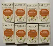 (8) Yardley Vanilla Buttercream w/ Clove Oil Bar Soap - Limited Edition -4.25oz