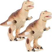 NOLITOY 2pcs Fun Dinosaur Shape Wind Up for Educational Clockwork for Early Learning Home Decoration Interactive Dinosaur for Boys