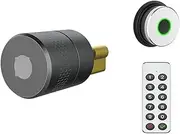 TTLOCK Wehere M521 Smart Door Lock Electronic Lock Stronger Motor Fingerprint Lock for Door 50-100mmThickess Remote Control(Black-Finger-Code)
