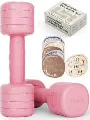 Adjustable Dumbbell Set｜2LB 3LB 4LB 5LB Light Hand Weights for Women｜One-Twis...