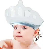Bath Visor for Toddler | Safe Shampoo Shower Protection Bath Cap - Adjustable Crown Shape Eye Ear Protection Accessories for Girls Boys Children Friends