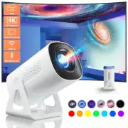 Portable WiFi and Bluetooth Projector - 4K 1080P Supported Mini Movie Project...