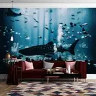 3D Underwater Fish Wallpaper Wall Mural Removable Self-adhesive 15