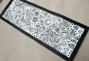 SELINA NUMINA 133 x 50 cm Original Painting - Aussiepaintings Aboriginal Art