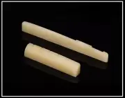 MusicianAtHeart LEFTY Unbleached Styled Bone Nut Saddle made for Martin Guitars