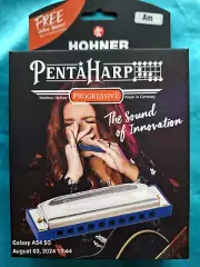 Hohner Pentaharp Harmonica, Key of A Minor, M21BX-AM